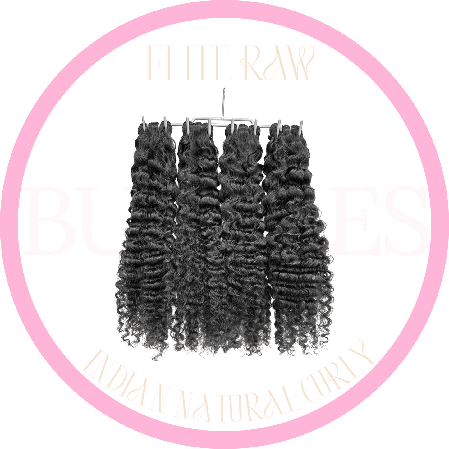 RAW INDIAN NATURAL CURLY BUNDLES (SINGLE)