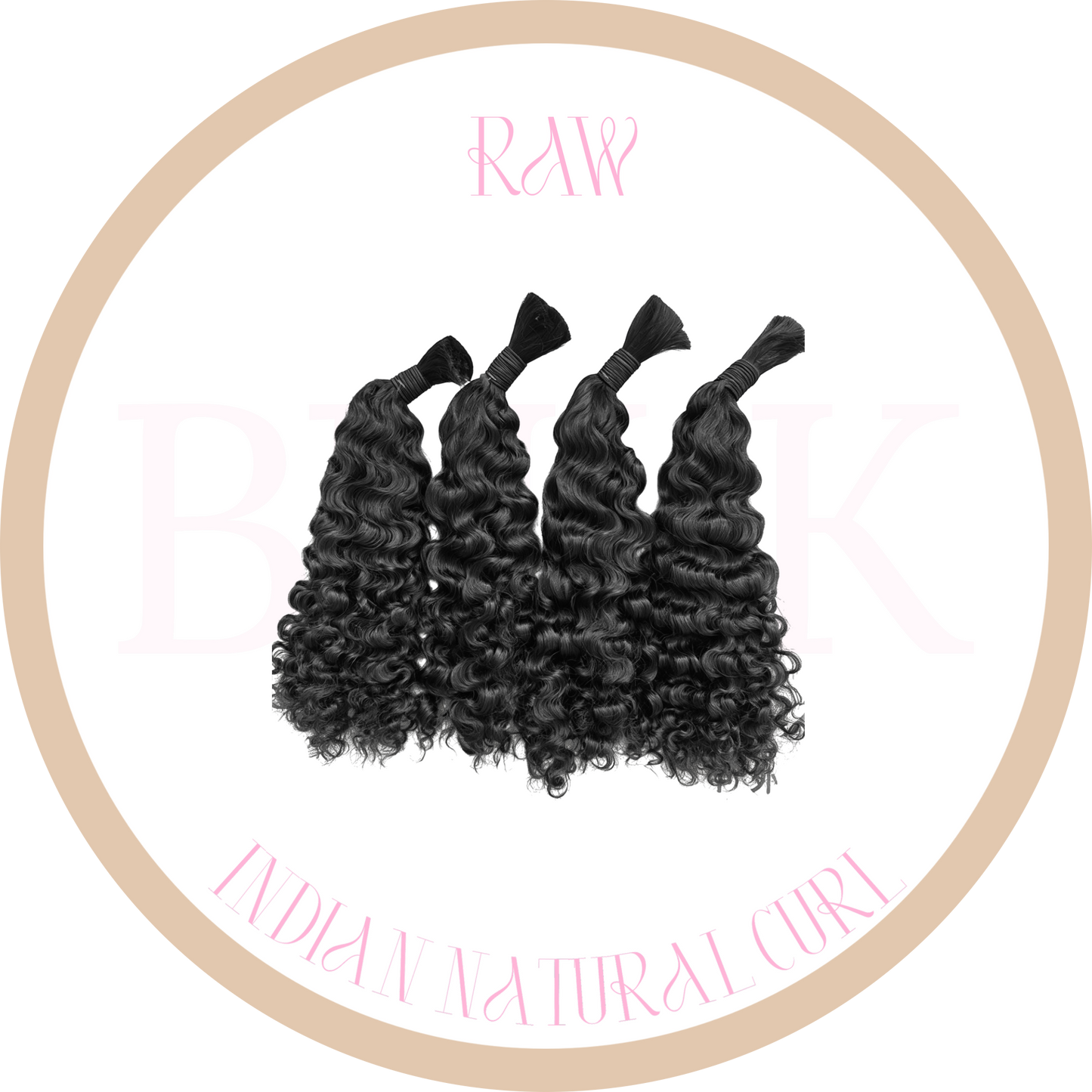RAW INDIAN NATURAL CURL BUNDLES (BULK)