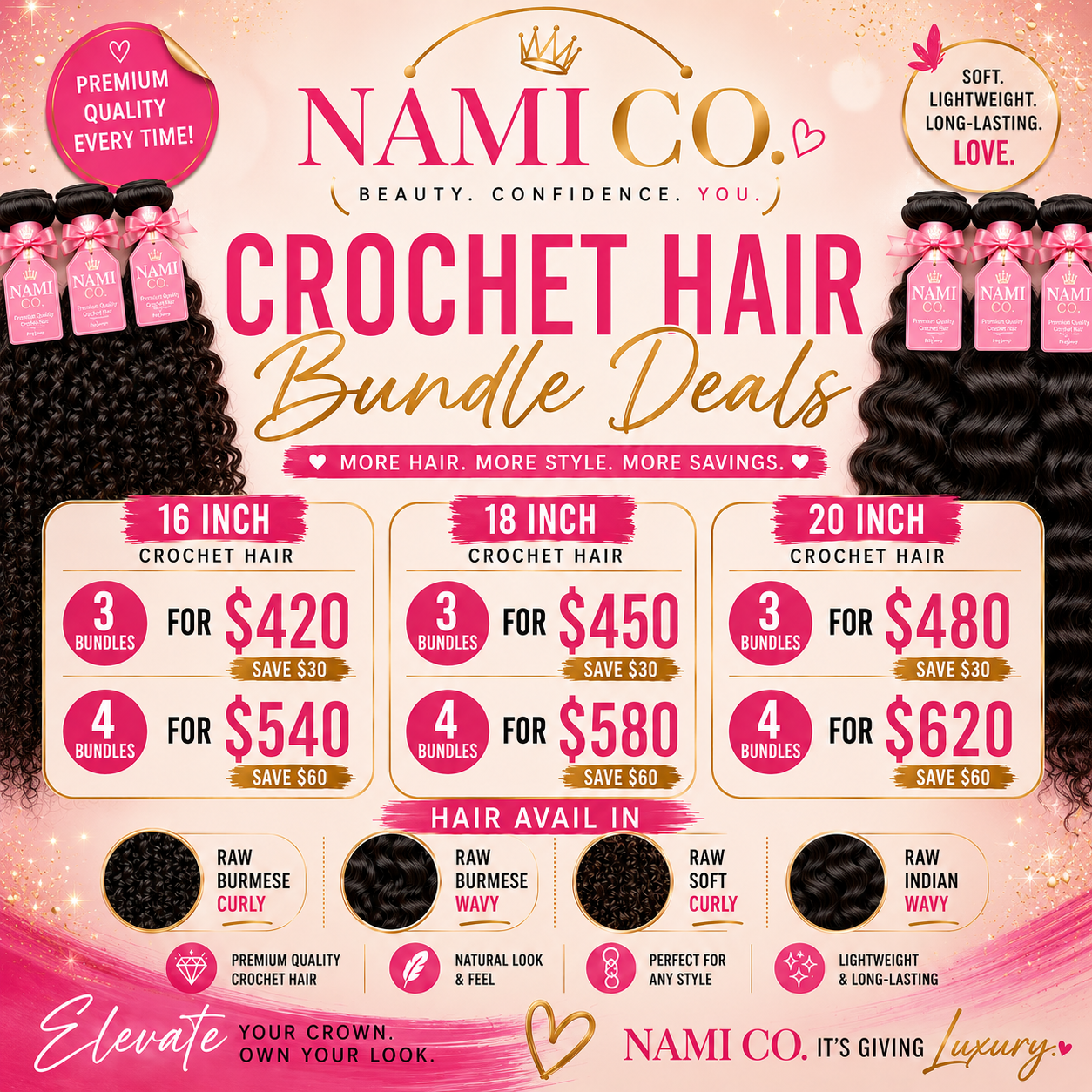Raw Crochet Bundle Deal