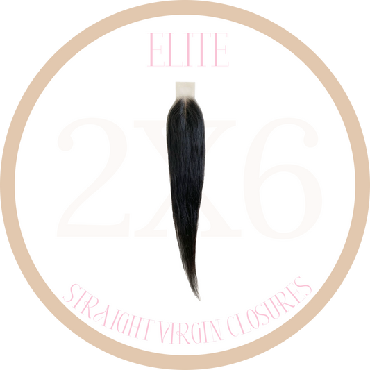 ELITE VIRGIN 2X6 STRAIGHT CLOSURES