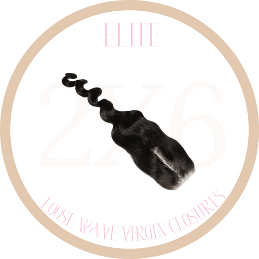 ELITE VIRGIN 2X6 LOOSE WAVE CLOSURES
