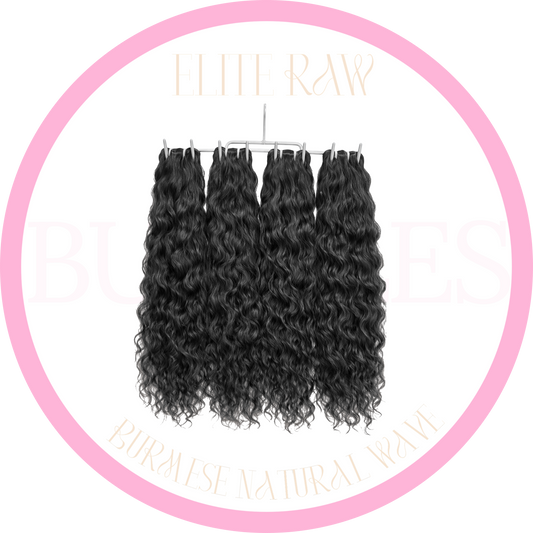 RAW BURMESE NATURAL WAVE BUNDLES (SINGLE)