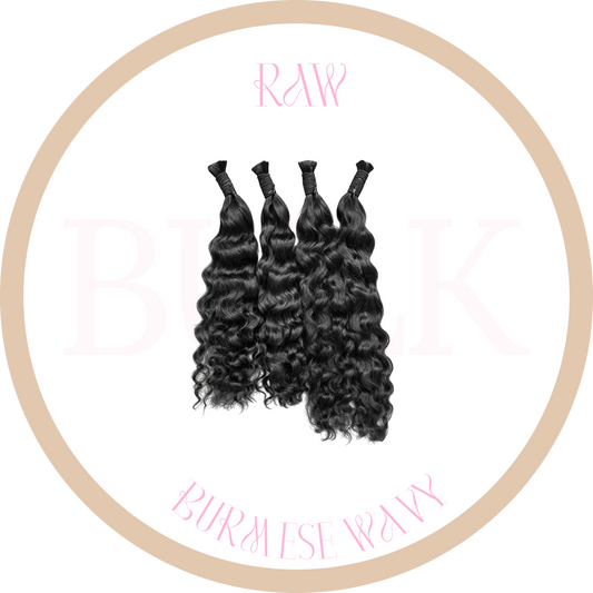RAW BURMESE WAVY BUNDLES (BULK)